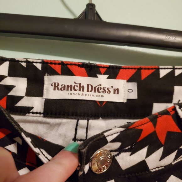 Ranch Dressin SARITA SUPER FLARES Rodeo Princess Cowgirl Jeans Size 0 - Picture 9 of 13